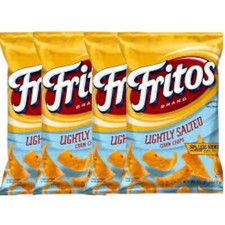 Fritos Lightly Salted Corn Chips 9.25oz 4 Bags