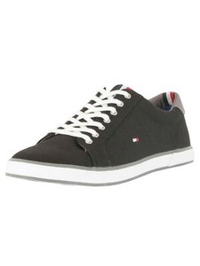 mens black canvas trainers