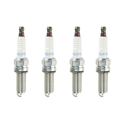 For Acura RDX 4 pieces Spark Plug Set NGK Laser Iridium OEM 2.3L Turbo SILKR8A-S