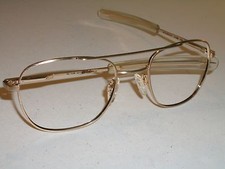 RE FGN 52 20 RANDOLPH ENG GP FLEX HINGES PILOT EYEGLASSES/SUNGLASSES FRAME ONLY