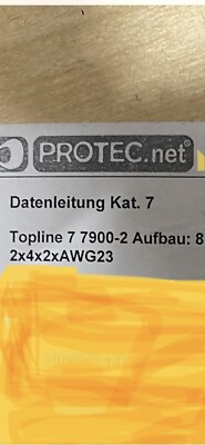 Kabel Daten kabel Protec.net Datenleitung kat 7