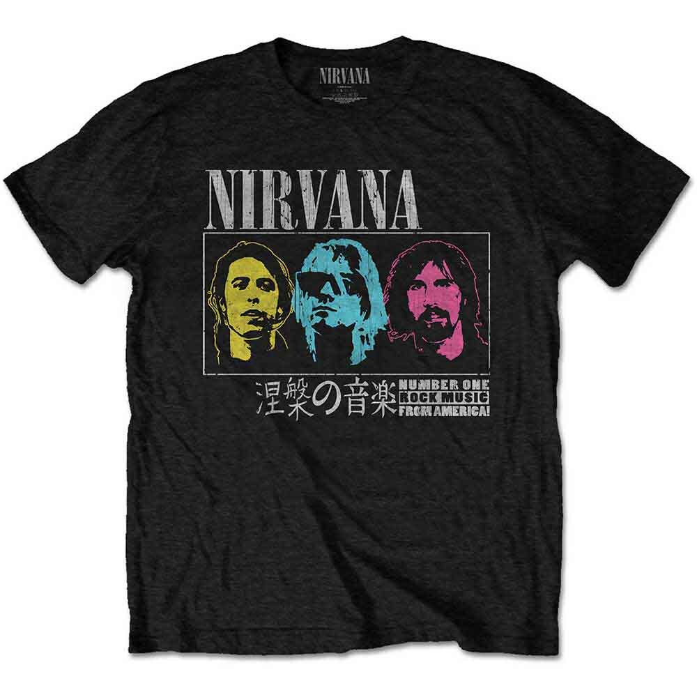 Nirvana - tshirt - Unisex - Medium - Short Sleeves - A500z