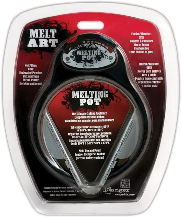 RANGER UK Melt Art Melting Pot, UTEE, Wax Melter, Suze Jewellery Candle Crafts