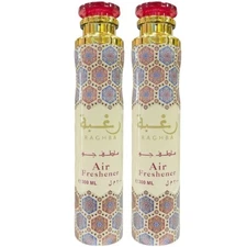 Raghba Lattafa Air Freshener 300ml Aerosol Spray (1 or 2 Pack)