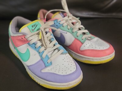 Nike Womens Dunk Low SE DD1872-100 White Casual Shoes Sneakers Size 8