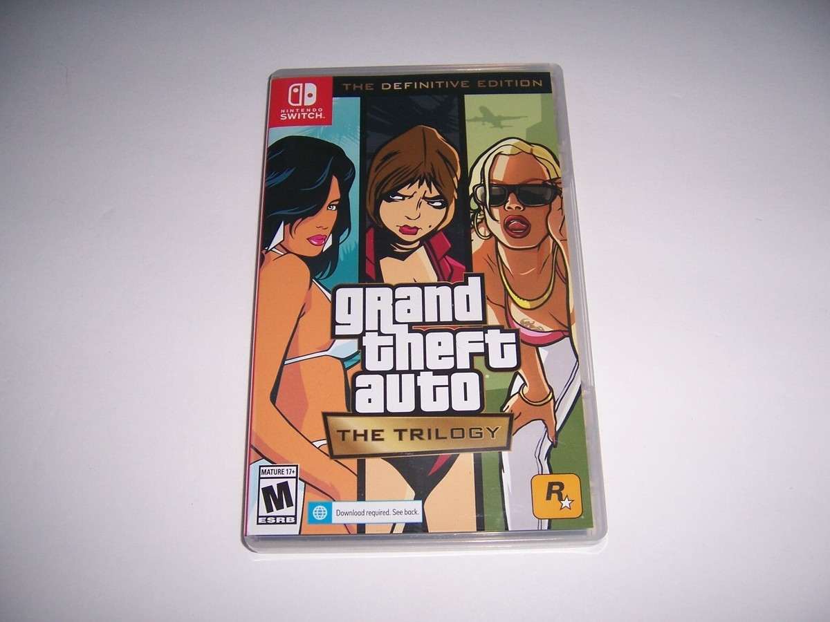 Original Box Case Replacement Nintendo Switch Grand Theft Auto The