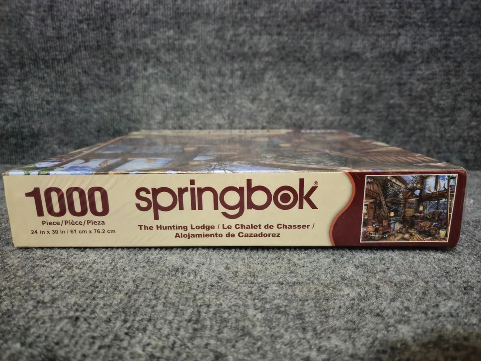 Springbok 1000 Piece Puzzle THE HUNTING LODGE - Image 3 of 4