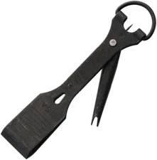 Boomerang Tool Magnum Tie-Fast Combo Tool Knot-Tying Tip Eye-Hook Cleaner Black