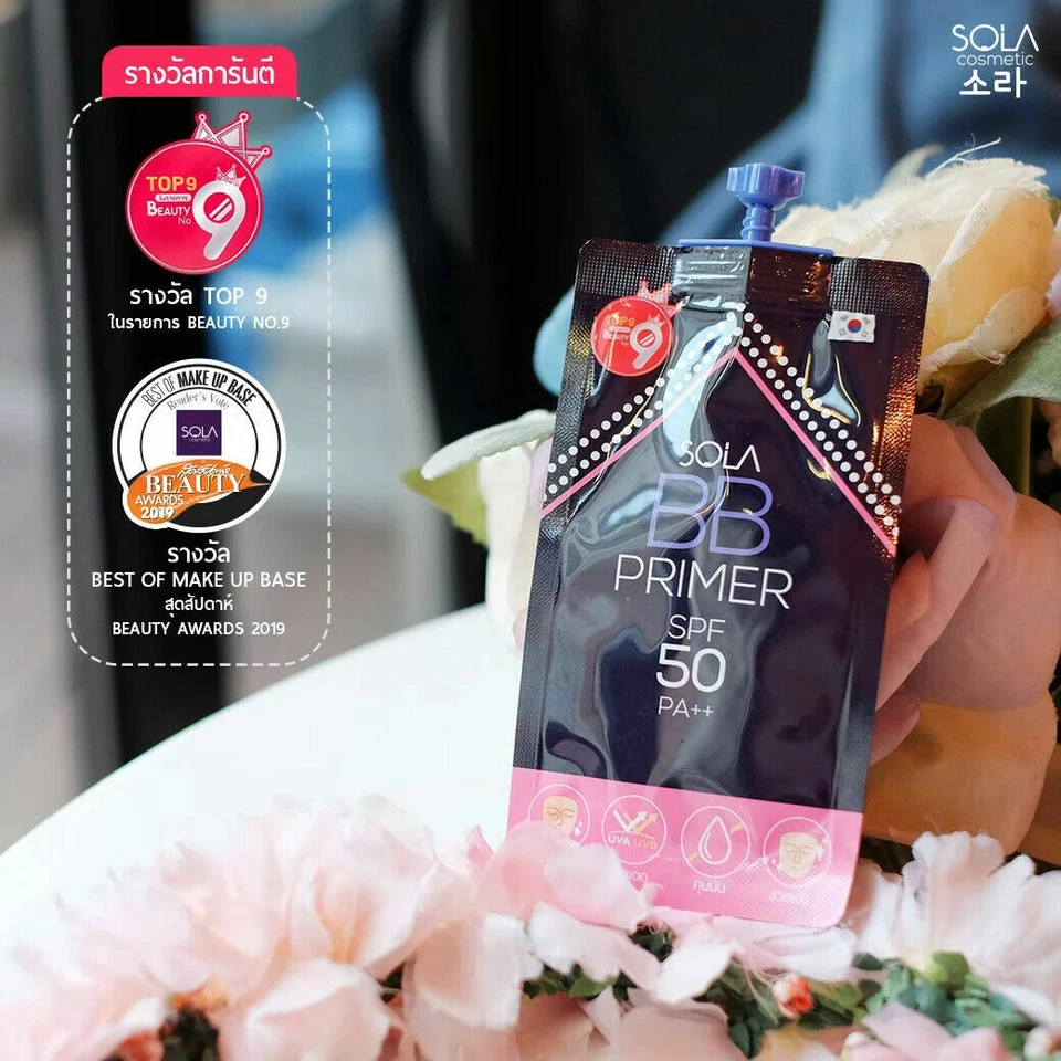 Sola BB Primer SPF 50 PA++ 7 ml 0.24 fl oz Box of 6 Brightening. - Image 2 of 4