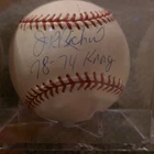 JR Richard Auto '78-79 King' JR Richard Tri Star authentication signed Baseball