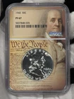 1960 Proof Franklin Half Dollar 50C NGC PF67 PR67 Silver 'We The People' Holder