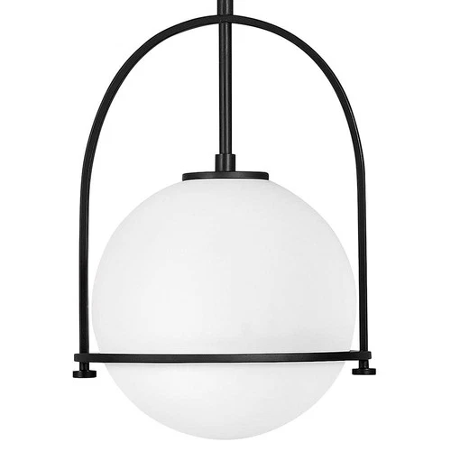 Hinkley Somerset 11 1/2" Wide Black Orb Globe Mini Pendant Light - Picture 7 of 10