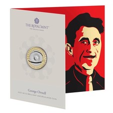 2025 George Orwell £2 BU Coin Presentation Pack by The Royal Mint