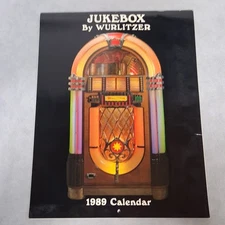 1989 Jukebox By Wurlitzer Wall Calendar Works for 2034 2045 2051