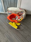 DONDOLO con VOLANTE dondolino automobilina macchinina CANOVA Nuovo ANNI 70