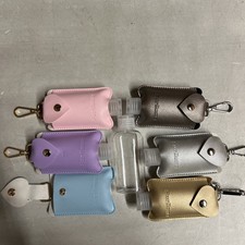 2 Pcs Hand Sanitizer Keychain Key chain 6 Bottles