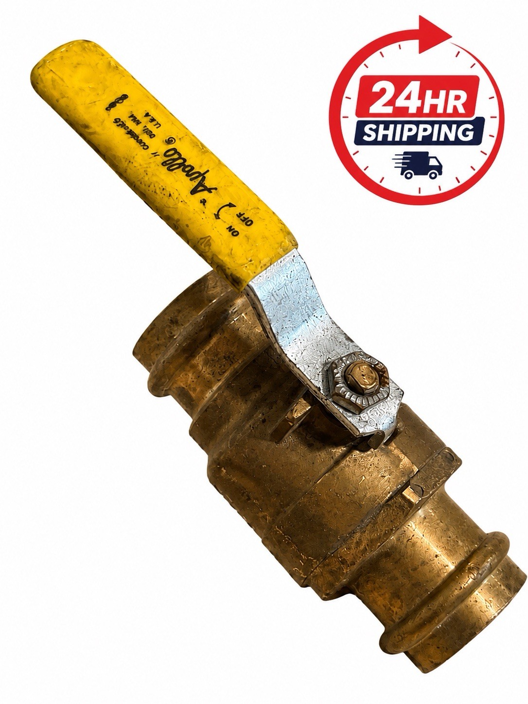 Apollo (3/4”) Brass Press Ball Valve 250 CWP Copper Press Shut Off Valve USA