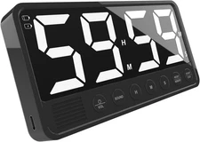 Extra-Large Display Digital Kitchen Timer with 7.4” LED Screen, 6 Alarms & 4 ...