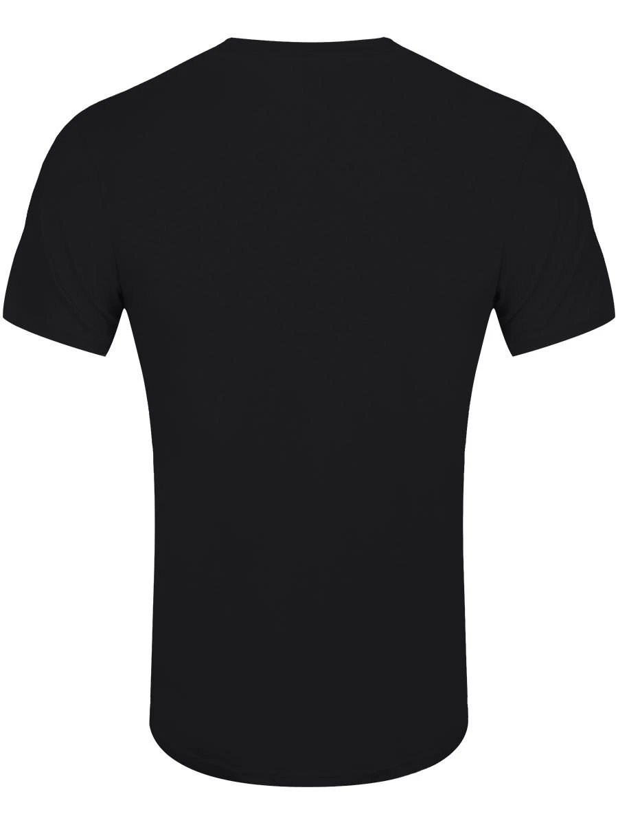 B182 Men's Black 3D T-Shirt with Middle Finger Graphic