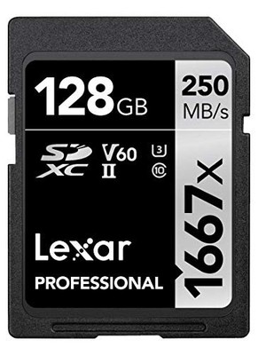 Lexar International LSD128CBNA1667 128gb Pro Sdhc Sdxc 1667x Uhs-ii