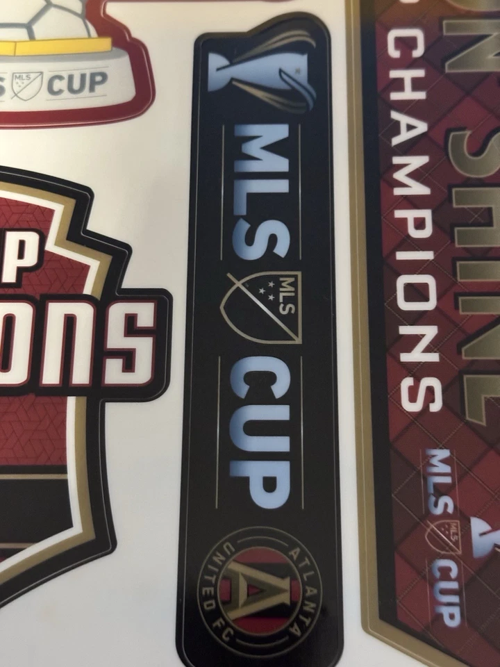 Calcomanías WinCraft Multiusos Atlanta United FC 2018 MLS Champions 4 calcomanías Foto 4 de 4