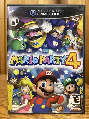 Mario Party 4 (Nintendo GameCube, 2002). CIB. TESTED.