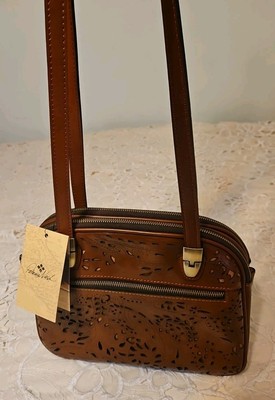 Patricia Nash Rovina Laser Lace Leather Purse  Bag-Florence NWT Msrp. $299.95