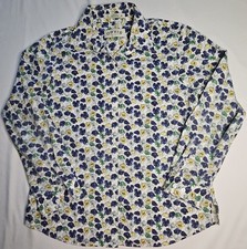 Womens Orvis Carefree Long Sleeve Floral Print Button Down Shirt Size 10 - NICE