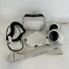 Meta Quest 2 VR Headset 128GB w/ Controllers/Regular Strap/Charger - Very Good