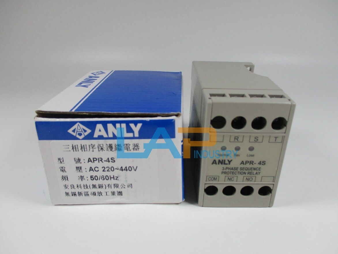 1PCS New For Phase Sequence Protection Relay APR-4S AC 220-440V 50/60Hz