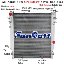 4-Row Aluminum Radiator For 2010-2012 Dodge Ram 2500 3500 4500 6.7L L6 Diesel