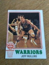 1973-74 Topps Basketball #75 Golden State Warriors Jeff Mullins EX-Nr Mt