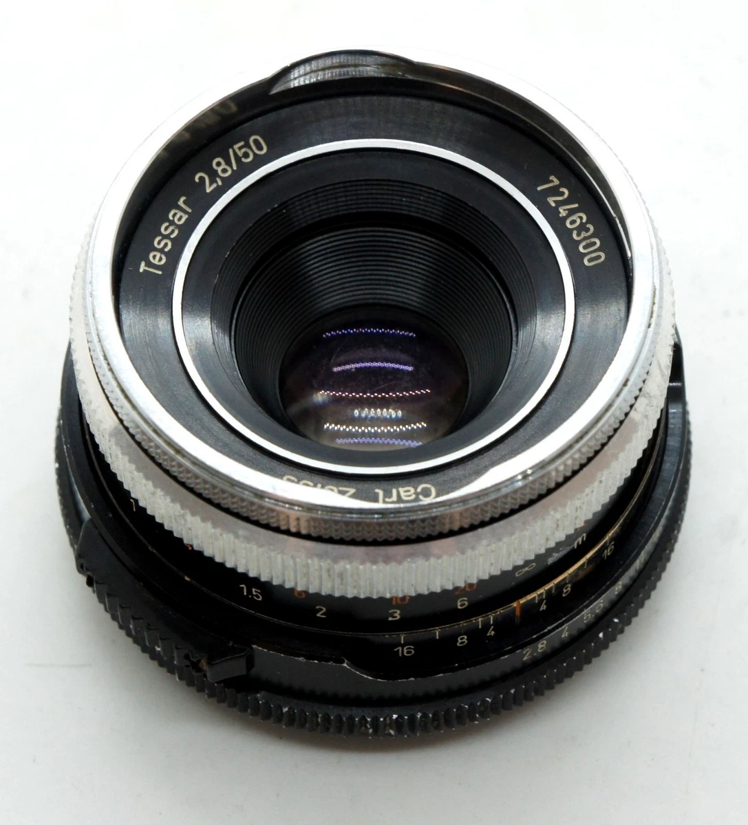 す*様 Tessar 5cm f2.8 テッサー 50mm ニッケル 沈胴 コン 【公式通販】