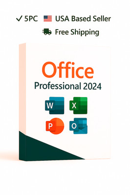 Office Proffesional Plus 2024 for 5 PC Windows Lifetime License Product