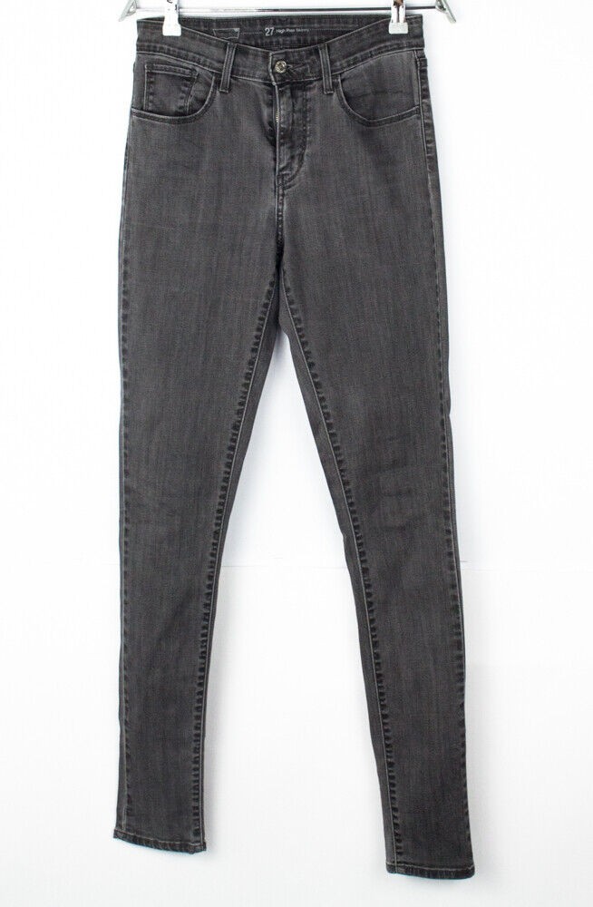 LEVI'S STRAUSS & CO Women High Rise Skinny Stretch Jeans Size W27 L34 *
