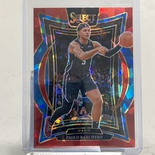 2024-25 Paolo Banchero - Panini Select #35 Red Cracked Ice Prizm-Orlando Magic