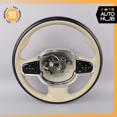 16-25 Volvo S60 XC60 XC90 V90 Steering Wheel Leather OEM 60k
