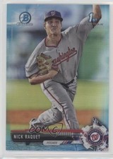 2017 Bowman Draft Chrome Sky Blue Refractor 182/399 Nick Raquet #BDC-182 0q0