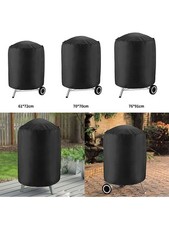 1x round BBQ grill cover gas grill cover ball grill protective cover 76*91 cm