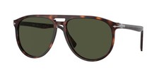 PERSOL PO3311S 24 31 Havana Green 58 mm Unisex Sunglasses