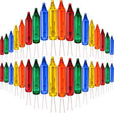 60 Count 2.5V Christmas Lights Mini Incandescent Wire String Lights Replacement