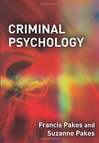 Criminal Psychology - Pakes, Francis