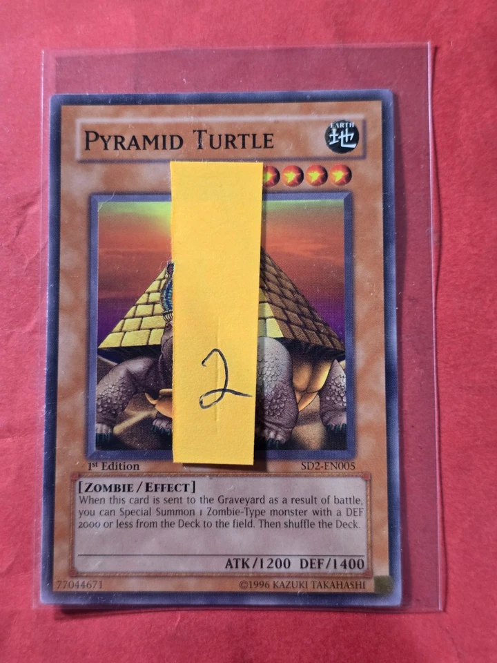 2005 Yu-Gi-Oh! SD: Zombie Mad. 1st Edt #SD2EN005, Pyramid Turtle, cd2 - Image 3 of 3