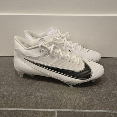 Nike Vapor Edge Elite 360 2 White Black Football Cleats Men's Size