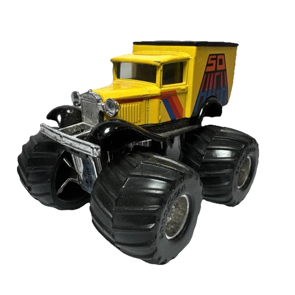 1986 年火柴盒超级充电器如此高型号 A 福特黄色怪物卡车 — 第 4/4 张图片