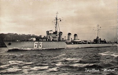 Navy, the torpedo boat Mistral 410 34