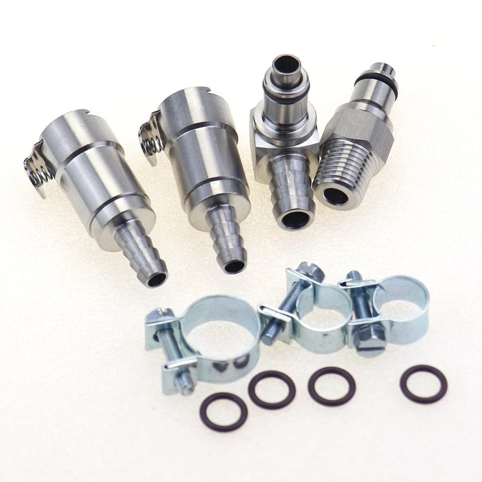 For Aprilia Caponord Gas Fuel Line Hose Union Metal Quick Disconnect Coupling - Bild 3 von 4