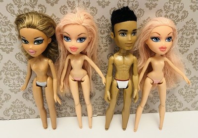 Bratz Vintage Modepuppe Konvolut x 4 mit Mängeln Nude B2
