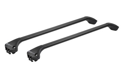 Dachträgersystem schwarz black MODULA Case System Oval Bar integrierte Reling