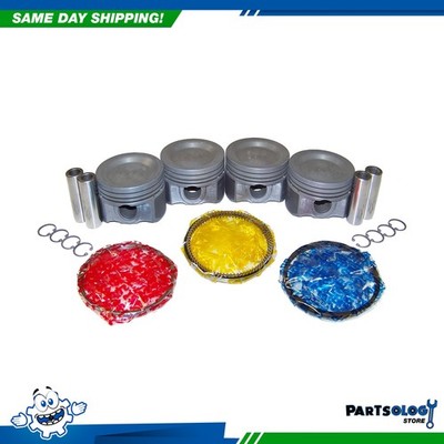 DNJ PRK803 Piston and Ring Kit For 93-95 Volkswagen Cabri2.0L L4 SOHC 8V ABA
